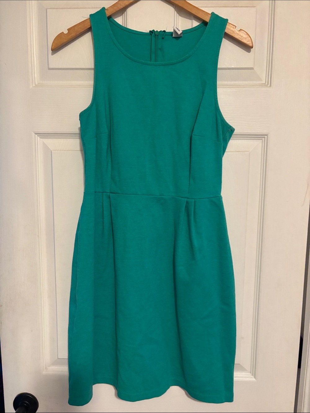 Teal Sleeveless Fit & Flare Dress